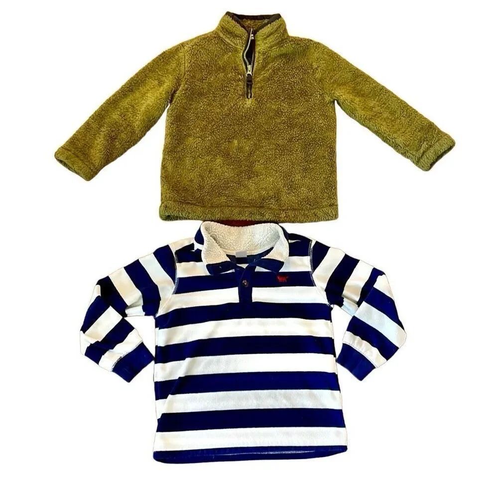 Boys 4-5t Fleece Sherpa sweater bundle